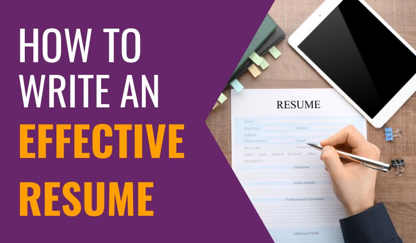 How to write an Effective Resume in 2023